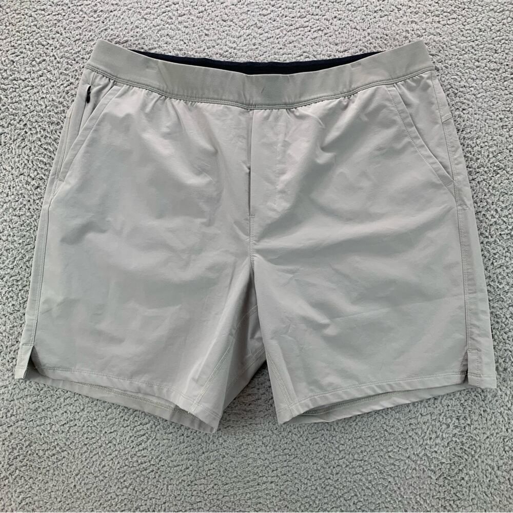 Public Rec Men's Flex Relaxed Athletic Fit Gray Shorts  -  Size:  40